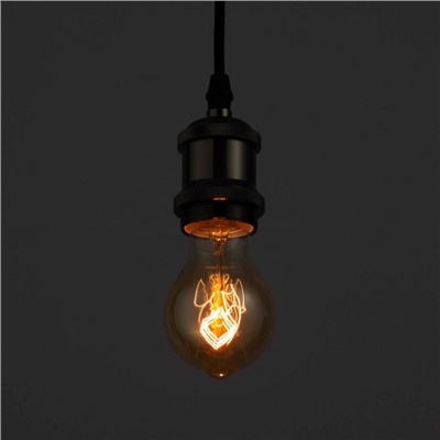 Светильник BayerLux «Эдиссон» Е27 60 Вт черный хром 10×10×100 см