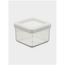 Ёмкость для хранения сыпучих продуктов IDEA «Степ», 500 мл, 10×7 см, пластик, крышка белая