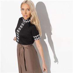 Водолазка комбинированная, Отражение чувств (нью)