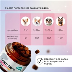 Favet Функциональное лакомство SuperFlora Soft Chews для пищеварительной системы для собак, 120 г 1
