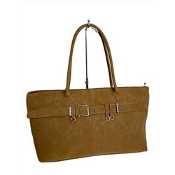 Женская сумка из искусственной кожи, цвет рыже-коричневый