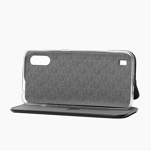 Чехол-книжка - BC002 для "Samsung SM-A015 Galaxy A01" (black) откр.вбок Цвет золото