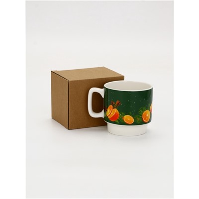 Кружка новогодняя керамическая «Аромат Нового года», 350 мл