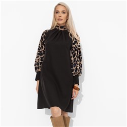 Платье комбинированное, Леди элегант (восхищение)