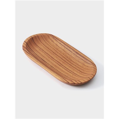 Блюдо, 20×10×2 см, тиковое дерево