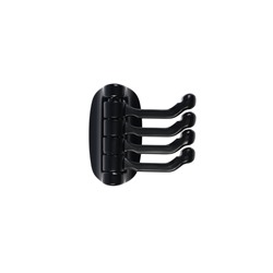 Крючок мебельный CAPPIO OCTOPUS, четырехрожковый, черный