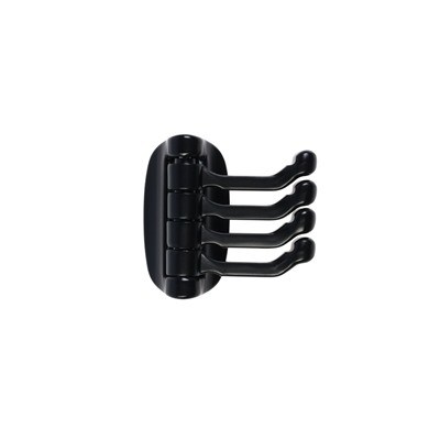 Крючок мебельный CAPPIO OCTOPUS, четырехрожковый, черный