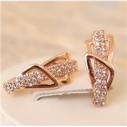 Серьги позолота H01-6074