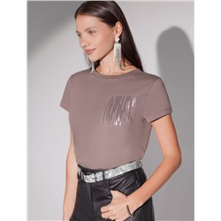 VILATTE Футболка D49.135