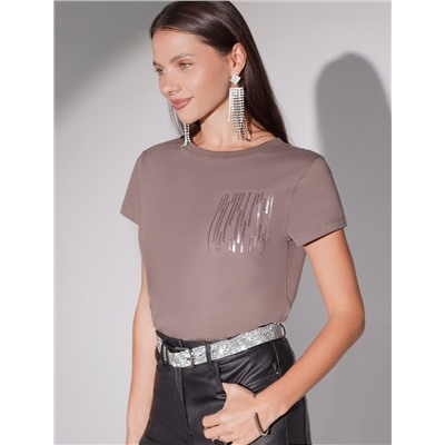 VILATTE Футболка D49.135