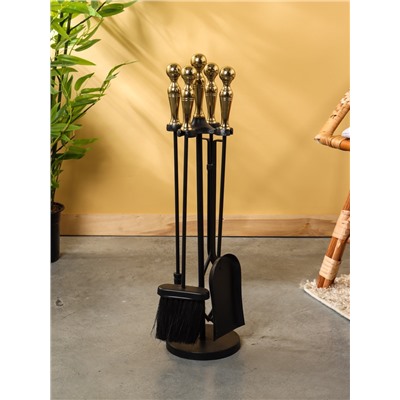 Каминный набор, 62 см, сталь, алюминий