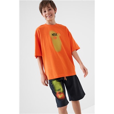 Комплект трикотажный для мальчиков: фуфайка (футболка), шорты PLAYTODAY, 1242467