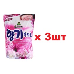 Sandokkaebi Soft aroma Кондиционер для белья 1300мл Цветочный запасной блок 3шт