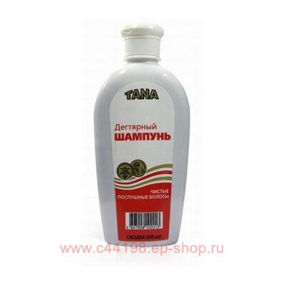TANA Дегтярный Шампунь от псориаза 300 мл