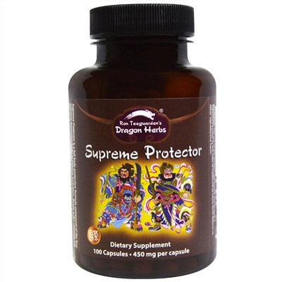 Dragon Herbs, Supreme Protector, 450 мг, 100 капсул