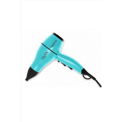 Harizma Профессиональный компактный фен для волос / Elfin, 1900 Вт, голубой KRISTALLER, 1107773