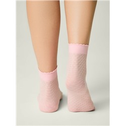 CONTE Тонкие носки с ажурным геометрическим рисунком JULIA