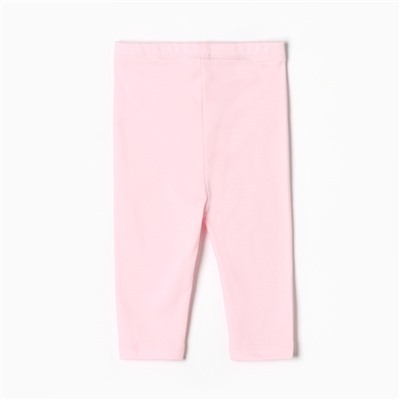 Легинсы Крошка Я Flower, рост 62-68 см, розовые
