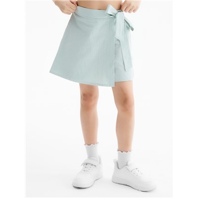 Юбка-шорты для девочки MINAKU, цвет мятный, рост 122 см