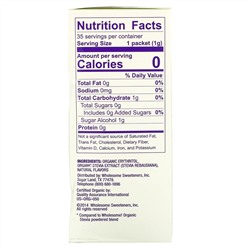 Wholesome, Organic Stevia, Zero Calorie Sweetener Blend, 35 Individual Packets, 1.23 oz ( 35 g)