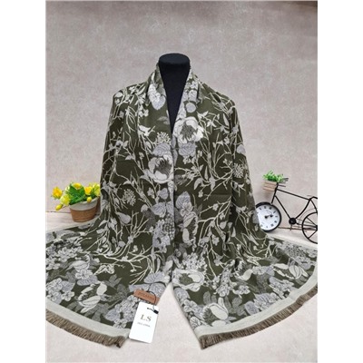 Мягкий палантин из кашемира мультицвет