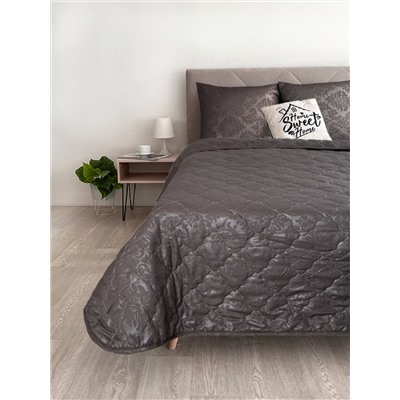 Комплект постельного белья с одеялом New Style КМ-006 шоколад-шоколад