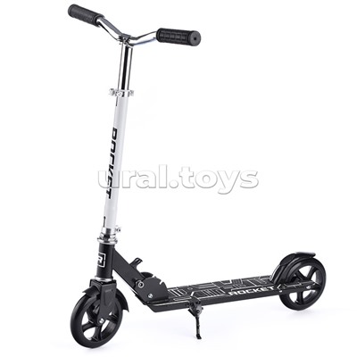 Самокат 2-х колесный ROCKET,колеса PU/ 145 мм,ABEC 7, белый