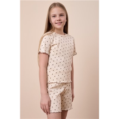 Пижама футболка и шорты М226007мк