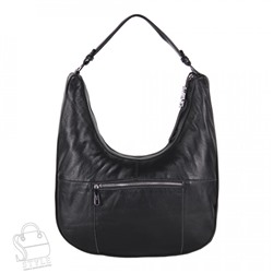 Сумка женская кожаная 99516 black Velina Fabbiano-Safena