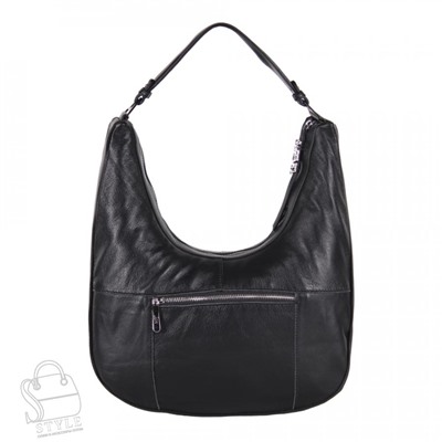 Сумка женская кожаная 99516 black Velina Fabbiano-Safena