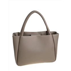 Женская сумка из искусственной кожи, цвет светло коричневый