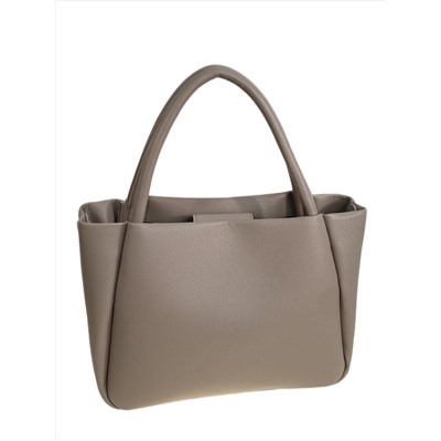 Женская сумка из искусственной кожи, цвет светло коричневый