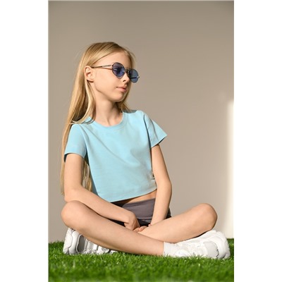 Укороченная футболка для девочки Happyfox