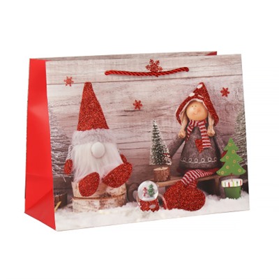 Пакет подарочный 18х24х8,5 / 110-1S /уп 12/720/Новый год