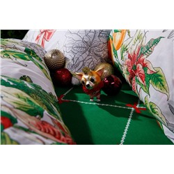 КПБ Новогодний букет поплин сем.