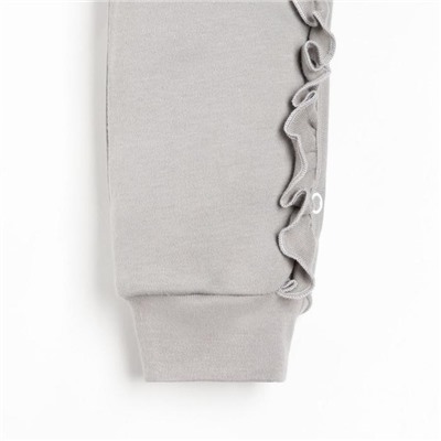 Комбинезон с рюшей для девочки «Крошка Я» BASIC LINE, рост 80-86 см