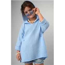 Детская хлопковая пляжная туника из муслина Happyfox