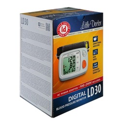 Тонометр Little Doctor LD-30, автоматический, манжета 25-36 см, 4хАА, с адаптером