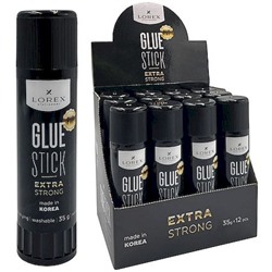 Клей-карандаш 35 гр ПВП (PVP) "ЭКСТРА/EXTRA" LXGSPVP-35W LOREX