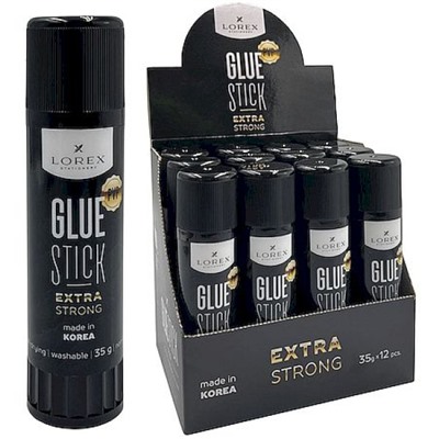 Клей-карандаш 35 гр ПВП (PVP) "ЭКСТРА/EXTRA" LXGSPVP-35W LOREX