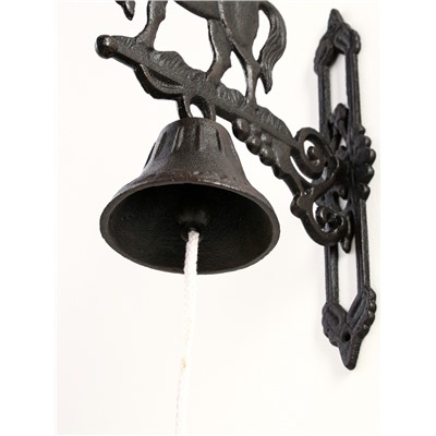 Колокол настенный декоративный «Конь», чугун, 23×11×32 см