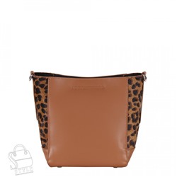 Сумка женская кожаная 3632VG leopard brown Vitelli Grassi