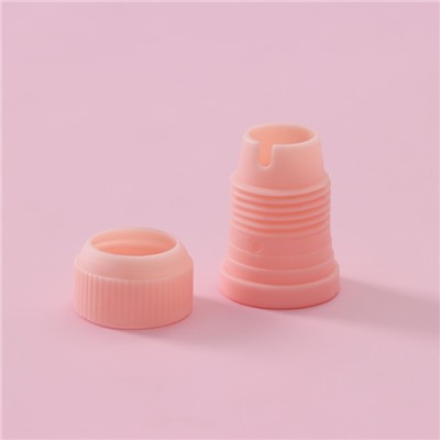 Набор кондитерский Доляна «Дабл», 9 предметов: 2 мешка, адаптер, 6 насадок, насадки МИКС