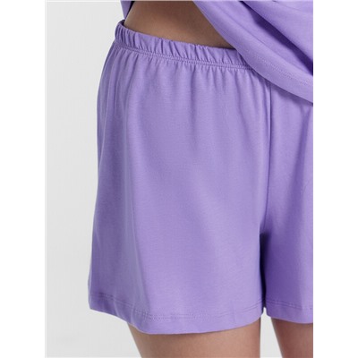 КОМПЛЕКТ ЖЕНСКИЙ (ДЖЕМПЕР, ШОРТЫ) 592325