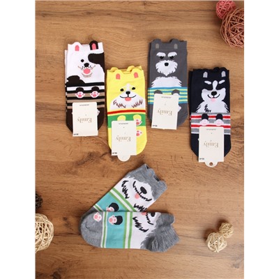 Носки р. 35-40 Собака / L820 /уп 10/1200/ ОДНА ПАРА/ МАРКА