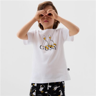 Пижама детская (футболка и брюки) KAFTAN Gussi, размер 28 (86-92 см)