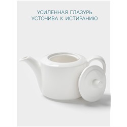 Заварочный чайник Hanna Knövell, 500 мл, фарфор, белый