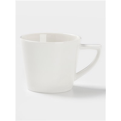 Кофейная пара Magistro White Snow, 120 мл, фарфор, белая