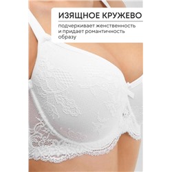 Бюстгальтер 2300 кружевной SPACER OIRO (Белый)