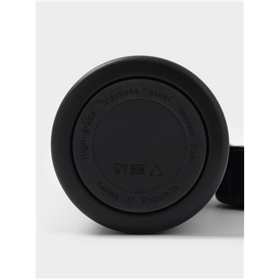 Термос 1 л «Мастер К», с ситечком, сохраняет тепло до 8 ч, нержавеющая сталь, черный